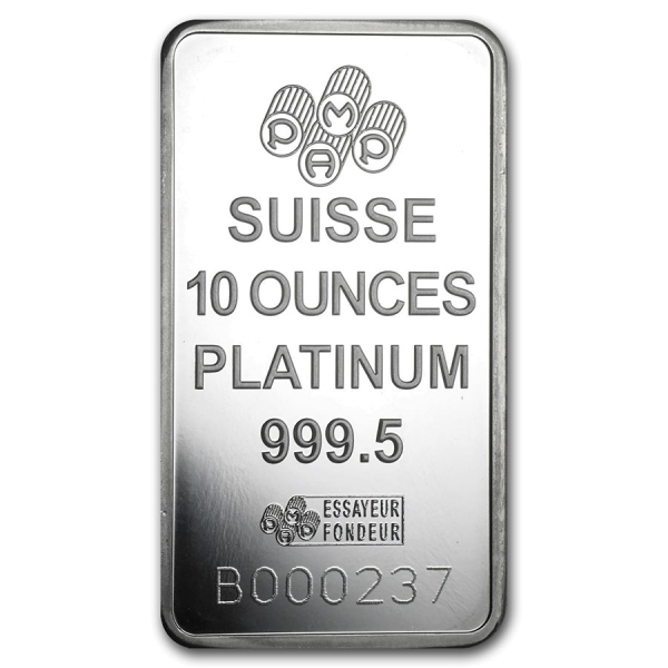 10 oz Platinum Bar
