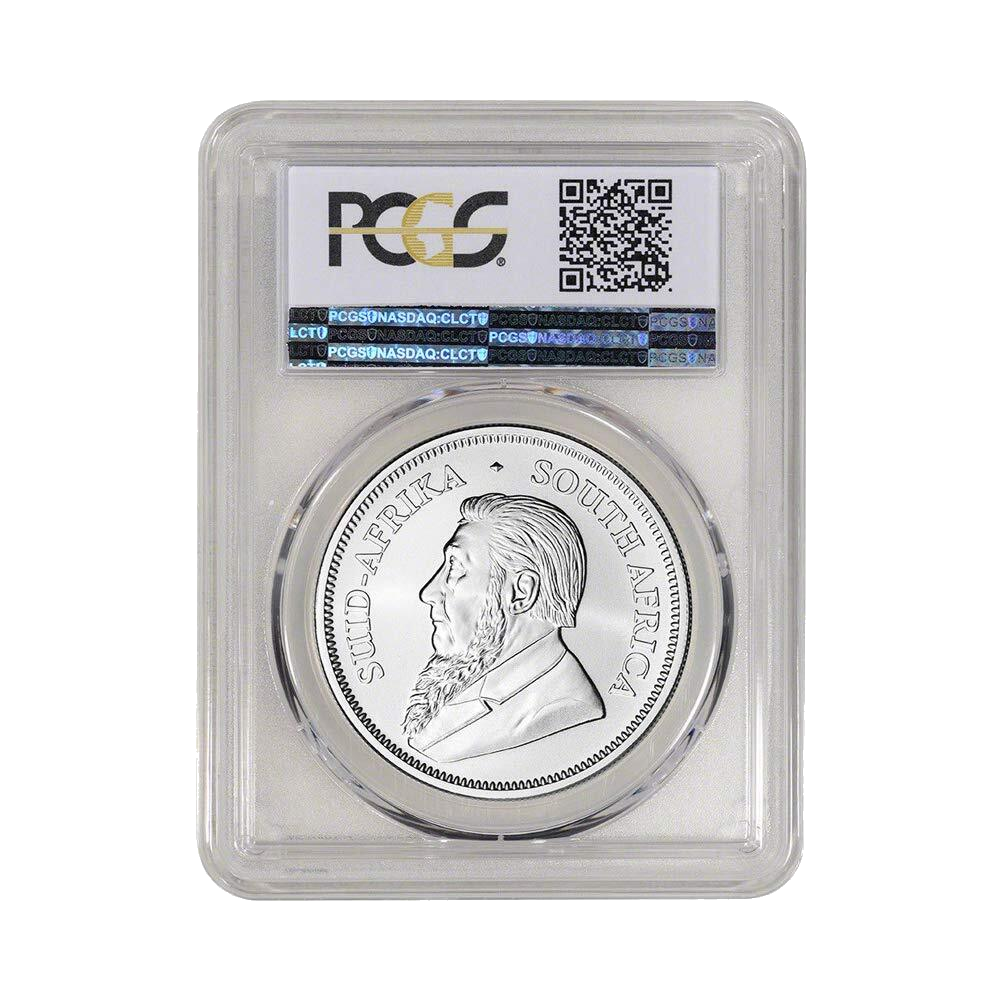 1 oz Silver Krugerrand Graded MS70
